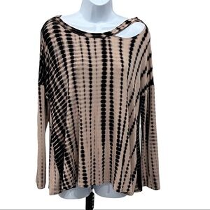 Ces Femme Tie Dye long sleeve shirt Size M